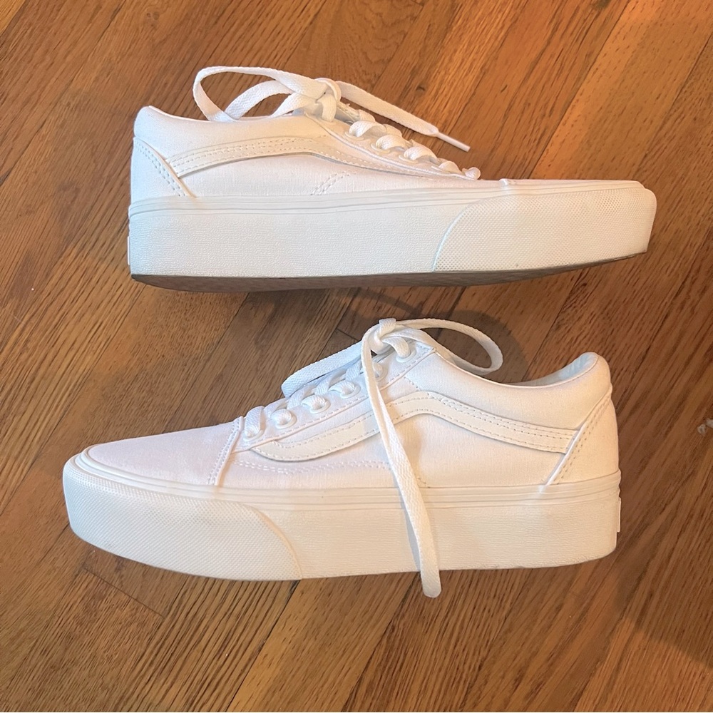 ✨ VANS | Vans Old Skool Stackform in White✨